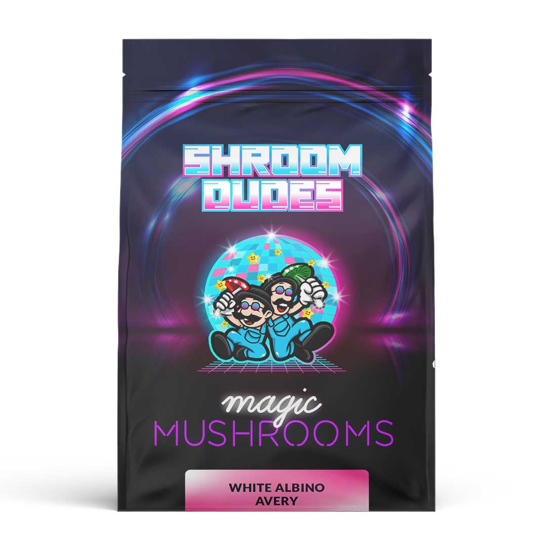 White-Albino-Avery-Magic-Mushroom-Shroom-Dudes